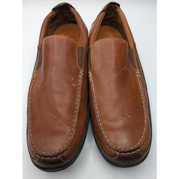 Cole Haan Brown Leather Slip-On Shoes Loafers Mens Size 10 - Picture 8 of 10